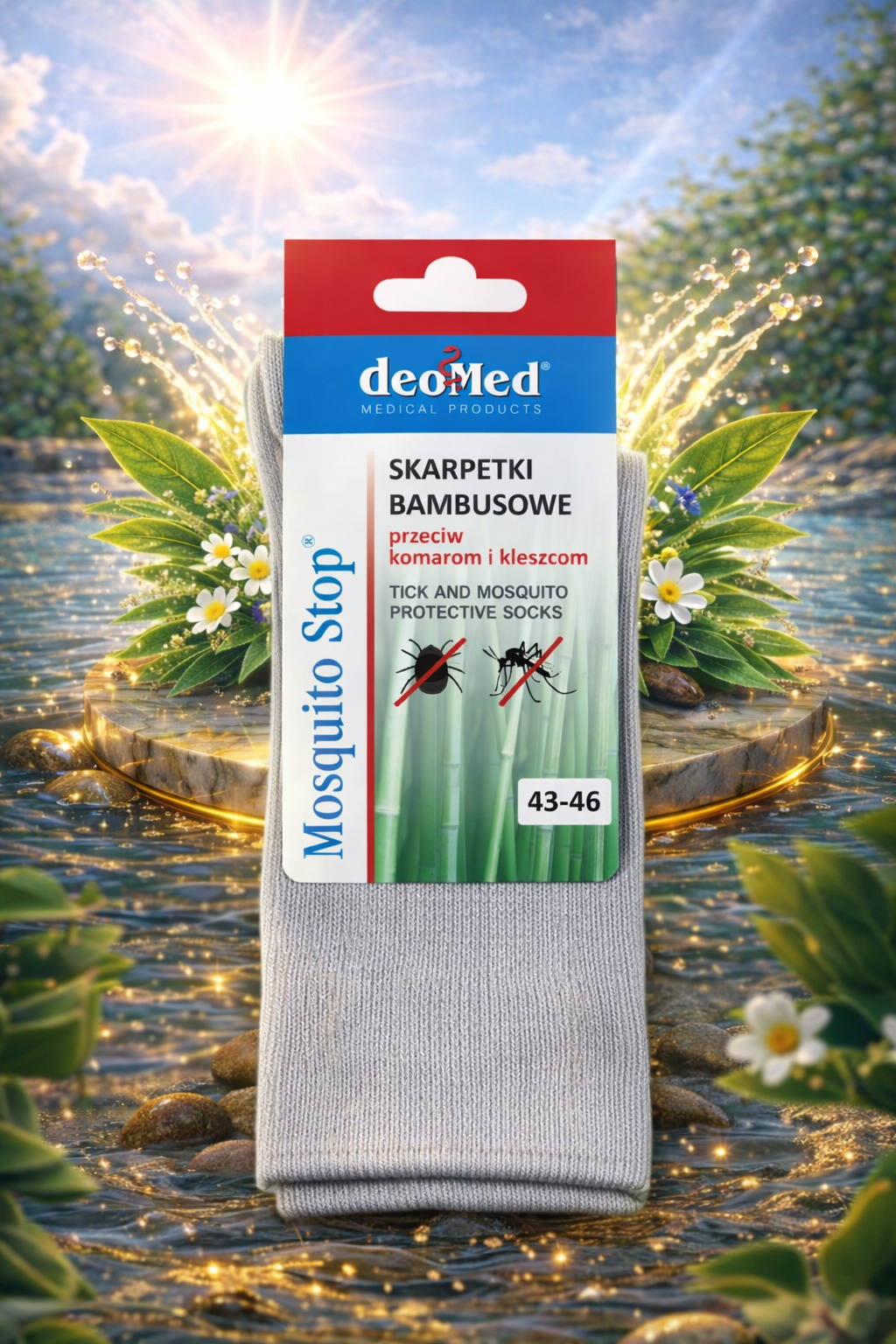 Skarpetki bambusowe przeciw kleszczom i komarom 3