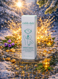 Cooling relief balm with real cabbage leaf extract and menthol